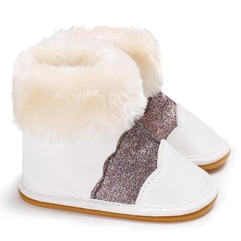 0-1 Year old beef tendon rubber sole non-slip shoes