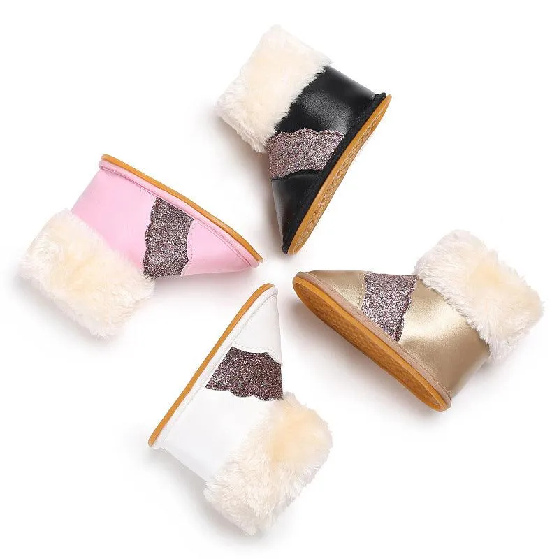 0-1 Year old beef tendon rubber sole non-slip shoes