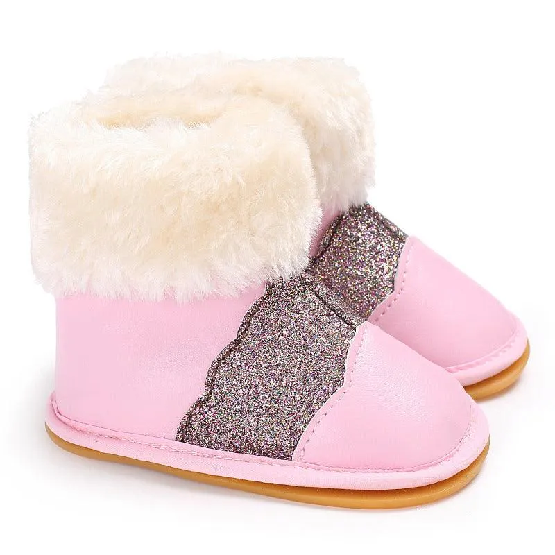 0-1 Year old beef tendon rubber sole non-slip shoes