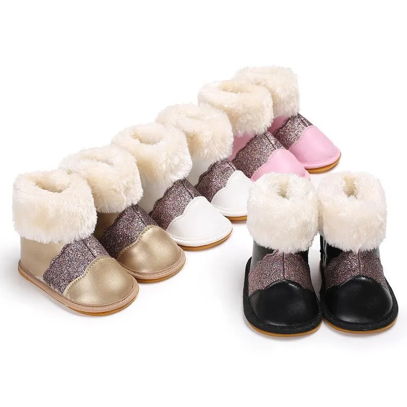 0-1 Year old beef tendon rubber sole non-slip shoes