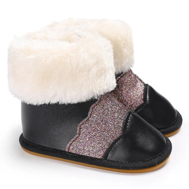 0-1 Year old beef tendon rubber sole non-slip shoes
