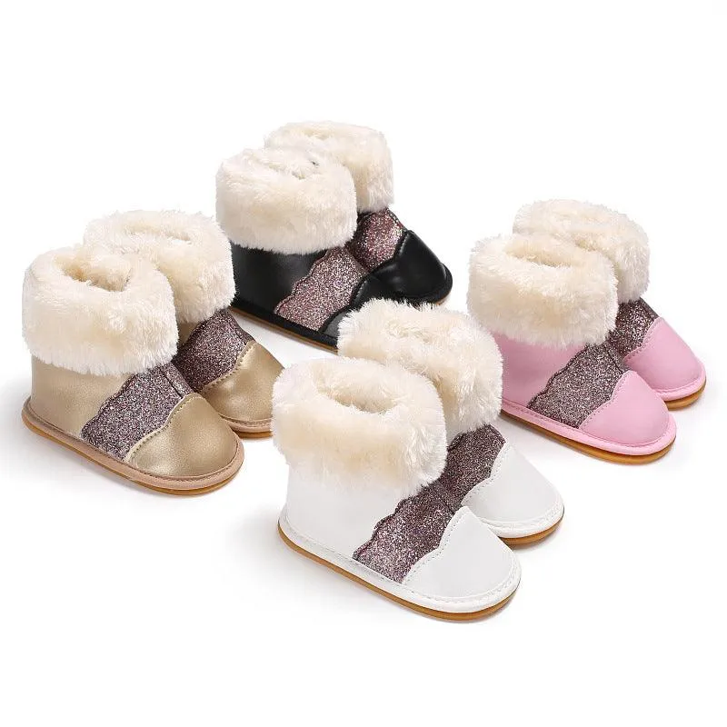 0-1 Year old beef tendon rubber sole non-slip shoes