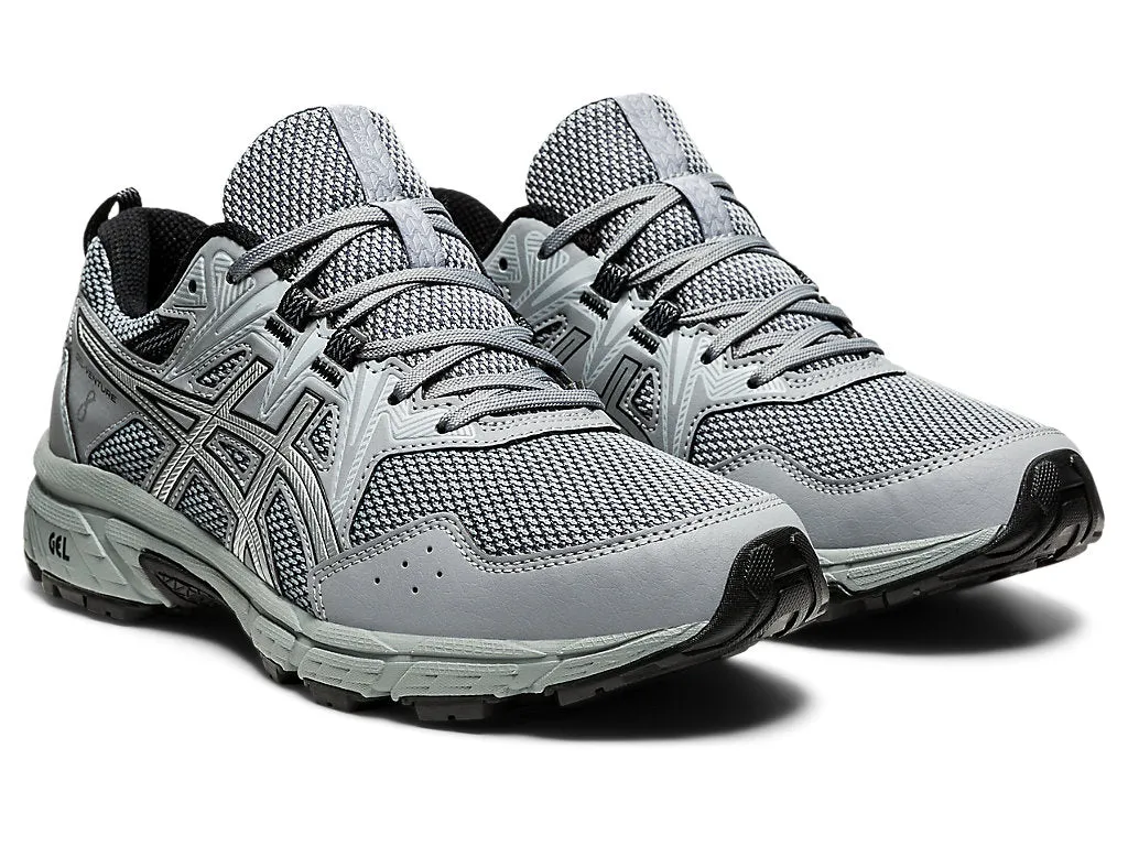 1012A708 ASICS WOMEN'S GEL-VENTURE 8 RUNNING SHOES, SIZE 8.5, SHEET ROCK/SILVER - Like New