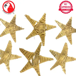 1282 Pk6 Natural Large Vine Star