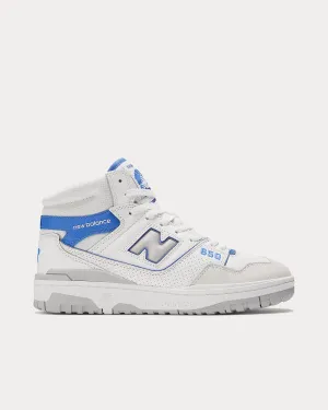 650 White / Marine Blue / Angora High Top Sneakers