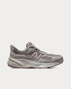 990v6 Grey Low Top Sneakers
