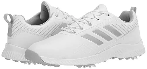 adidas Women's W Response Bounce 2 Golf Shoe, FTWR White/Silver Metallic/Grey Two, 8.5 Medium US