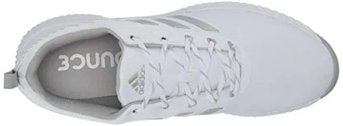 adidas Women's W Response Bounce 2 Golf Shoe, FTWR White/Silver Metallic/Grey Two, 8.5 Medium US