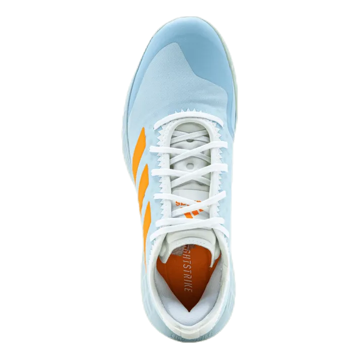 Adizero Fastcourt Handball Shoes Sky Tint / Cloud White / Signal Orange