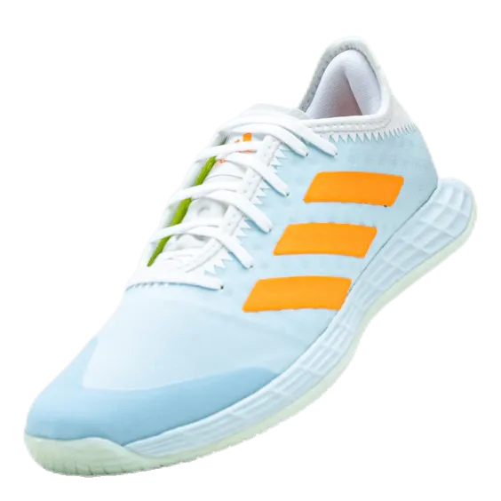 Adizero Fastcourt Handball Shoes Sky Tint / Cloud White / Signal Orange
