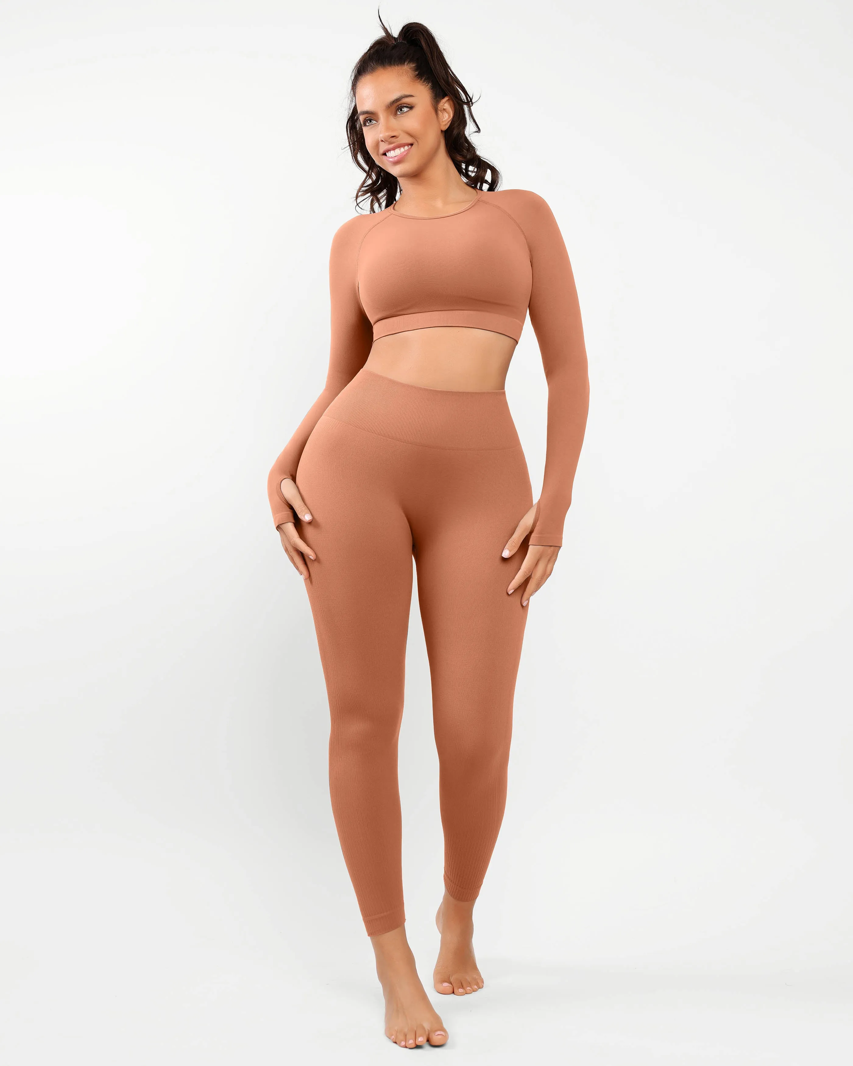 AirWear Long Sleeve & High-Waist Legging Set