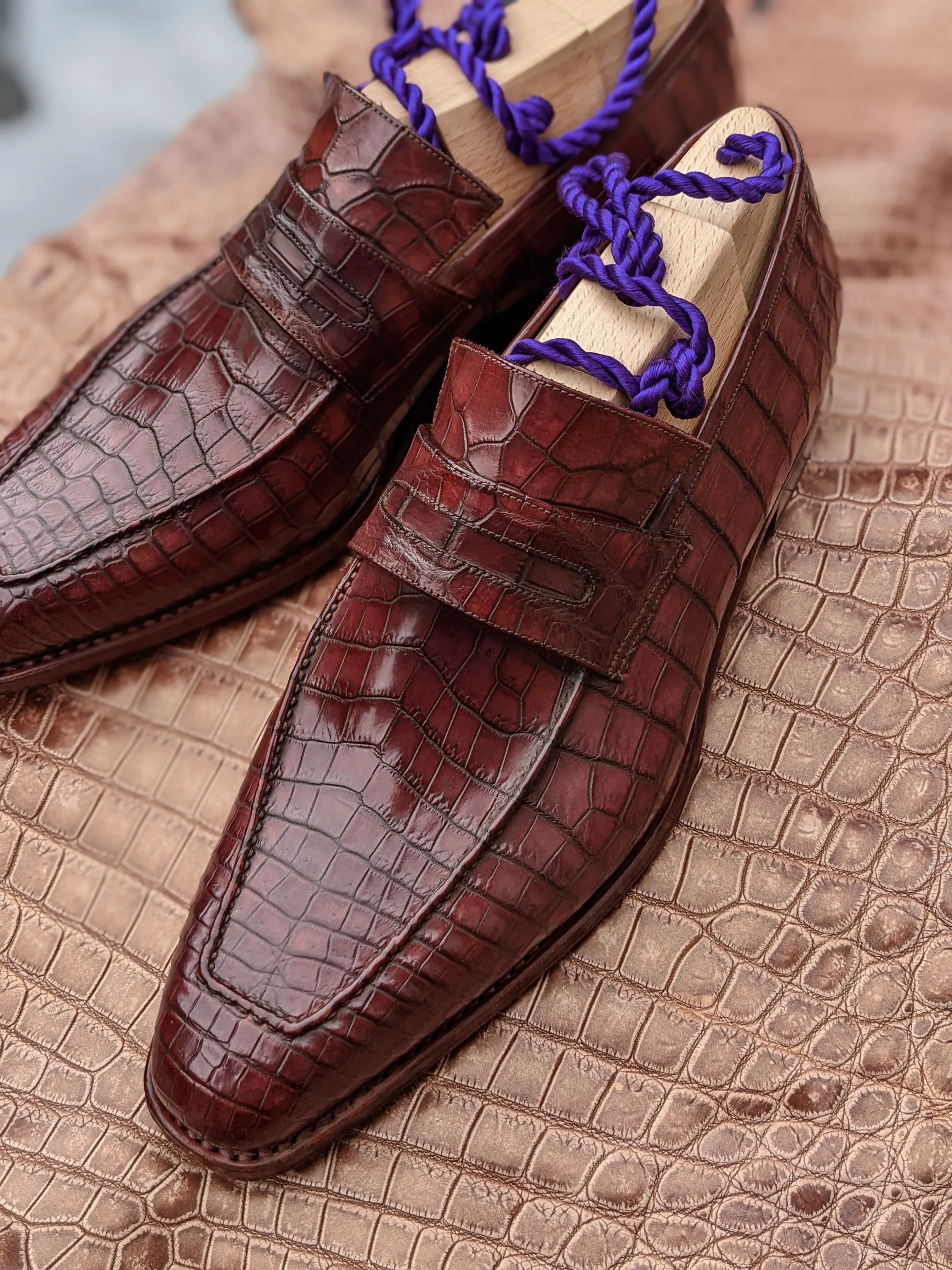 Ascot Ravenna - Bourbon Crocodile
