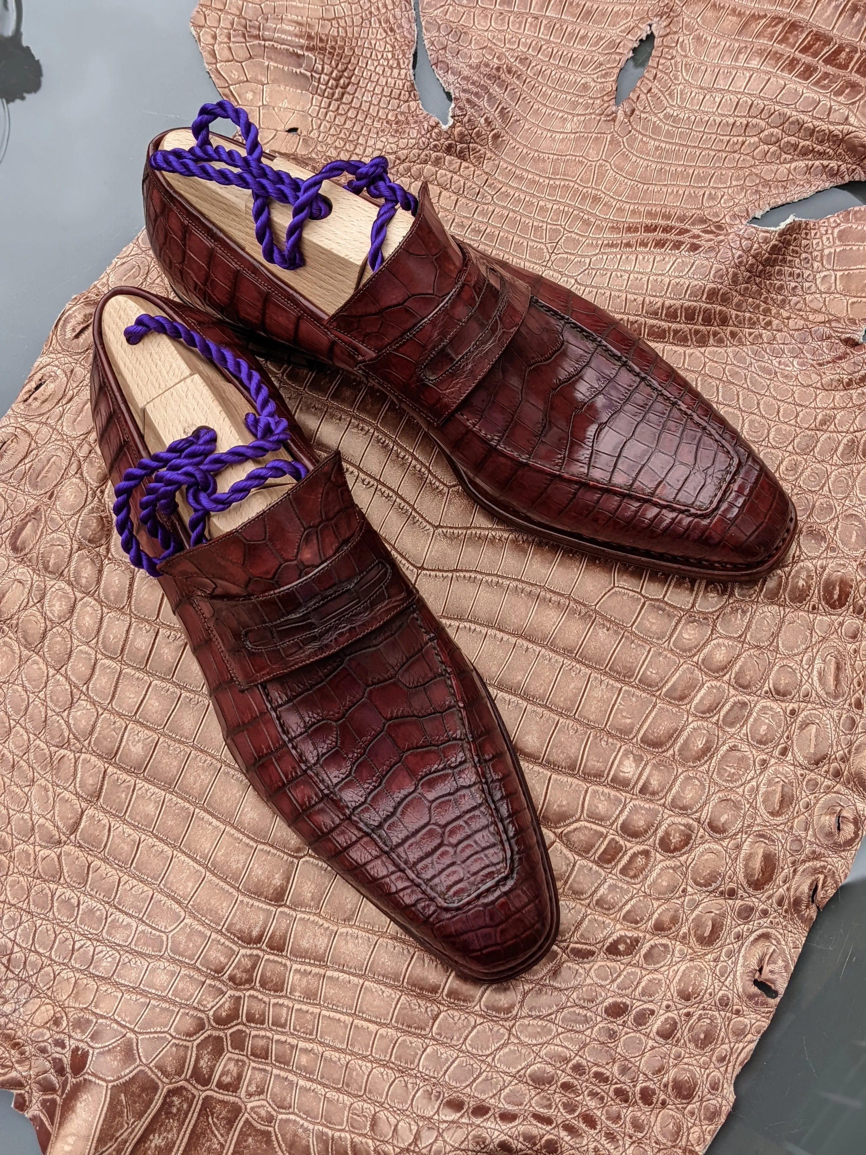 Ascot Ravenna - Bourbon Crocodile