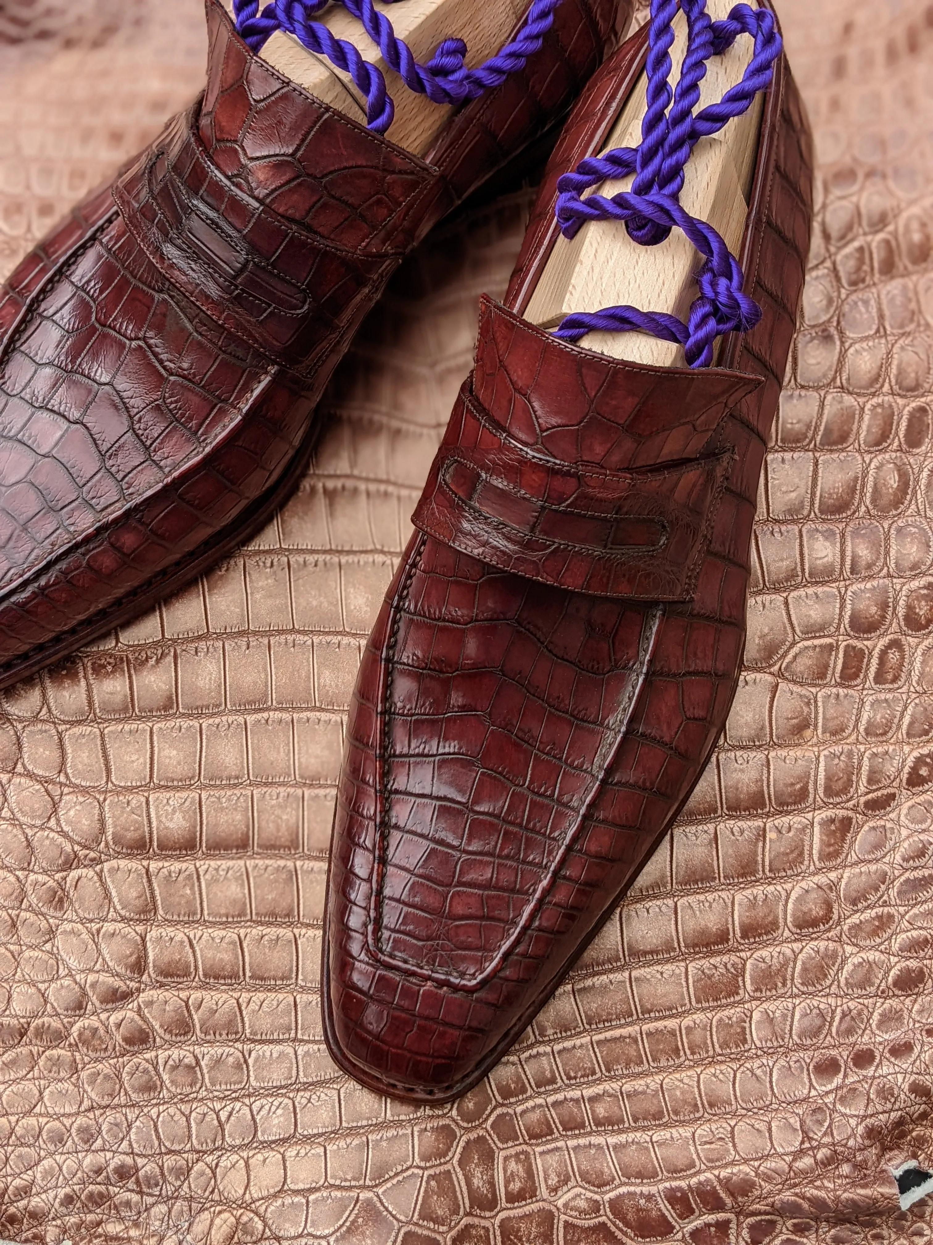 Ascot Ravenna - Bourbon Crocodile
