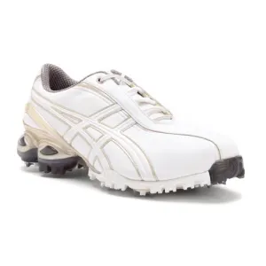 Asics Women's Gel-Ace Golf Shoes in White/Champagne Gold Size 6