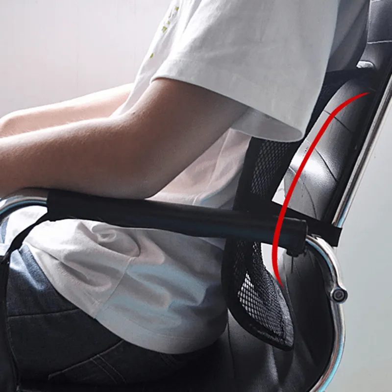 Breathable Ice Silk Car Seat Back Cushion with Lumbar Support