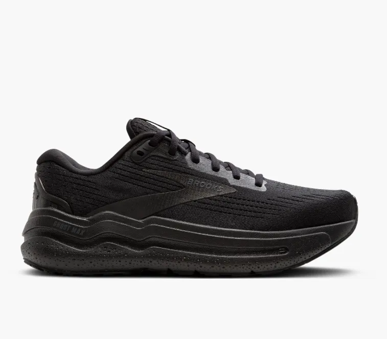 Brooks Women's Ghost Max 2 Sneaker Black/Black/Ebony