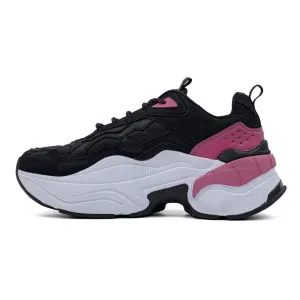Buffalo Crevis P1 Lifestyle Low-Top Sneakers Leather Black Colour For Women
