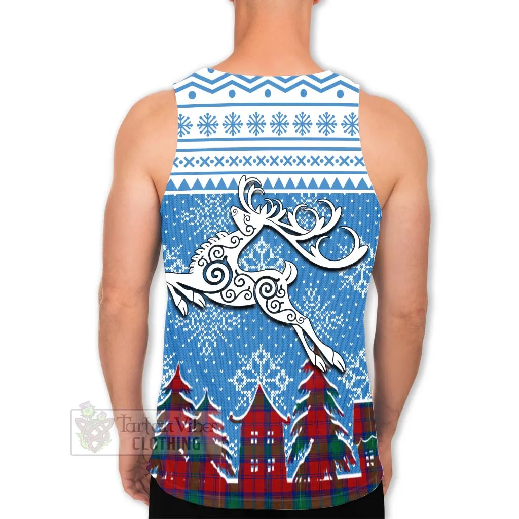 Byres (Byses) Clan Christmas Men's Tank Top Celtic Reindeer Style