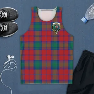 Byres (Byses) Tartan Mens Tank Top with Family Crest