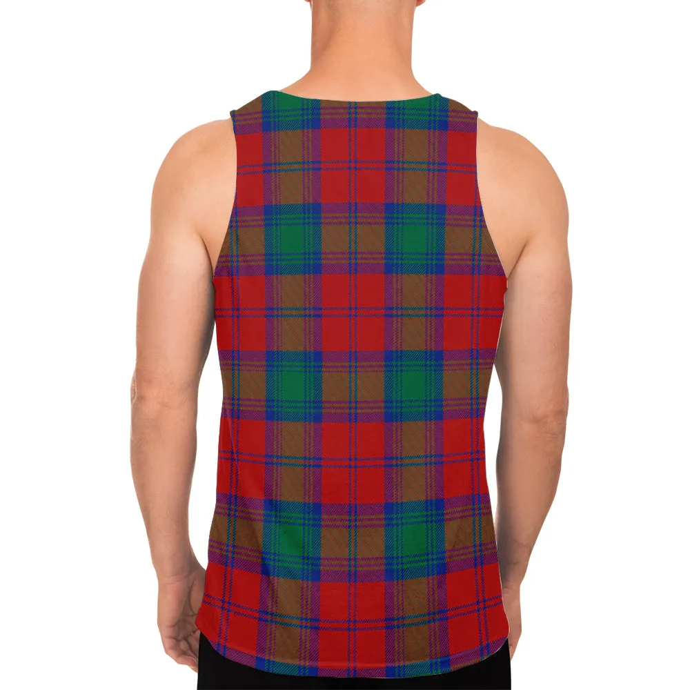 Byres (Byses) Tartan Mens Tank Top with Family Crest