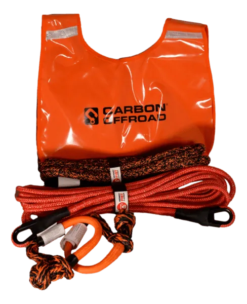 Carbon Offroad Gear Cube Premium Winch Kit - Large