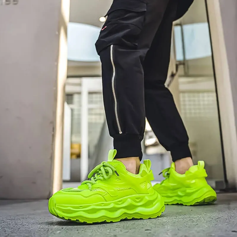 Chunky Sneakers Velzard Glow ugly shoes 2024