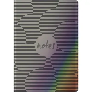 Collins Brilliance Notebook Ruled 192 Page B6 Metallic Silver