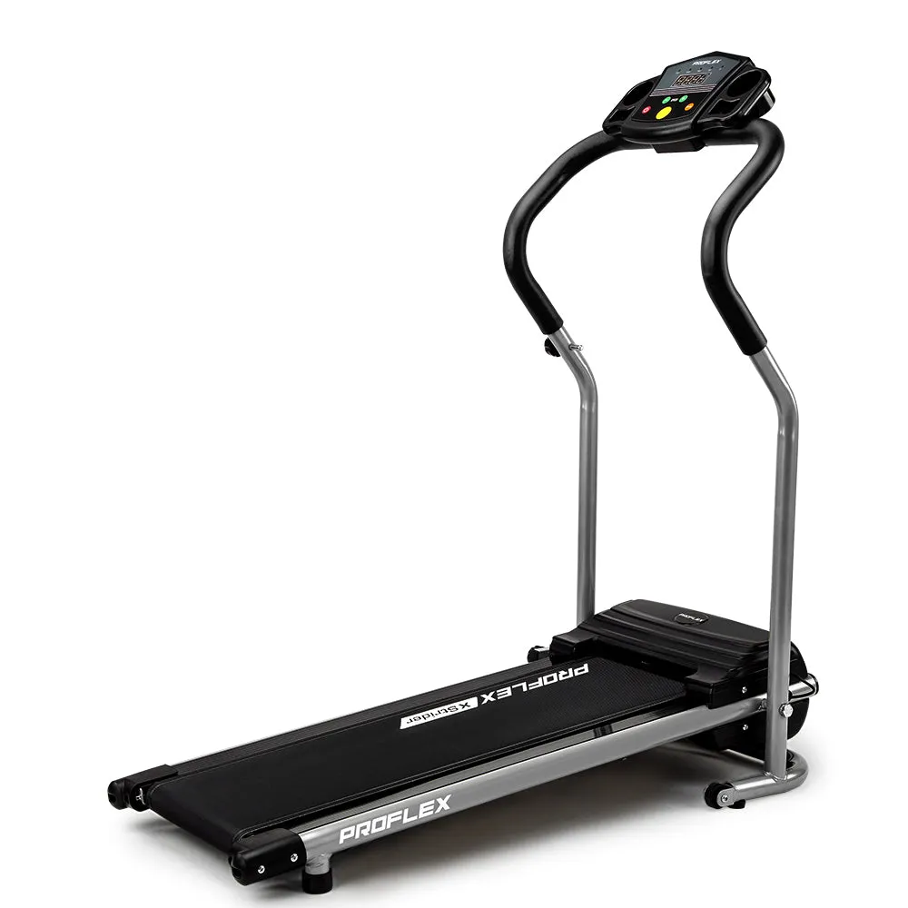 Compact Electric Treadmill w/ LED Display & 4 Programs - PROFLEX