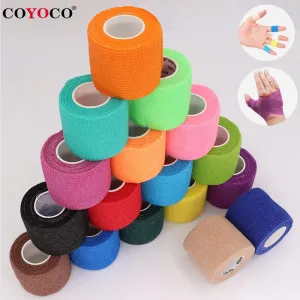 COYOCO Colorful Sport Self Adhesive Elastic Bandage Wrap Tape 4.5m