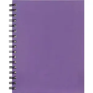 Cumberland Coloured Notebook Spiral Bound Feint Ruled 200 Leaf A7 Bright Assorted