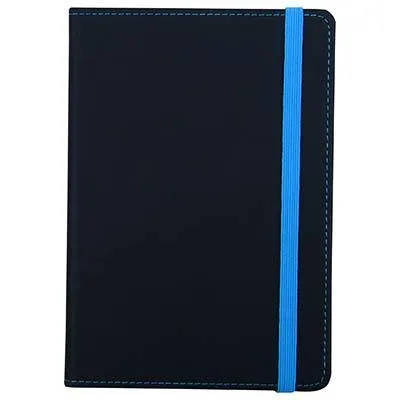 Cumberland Notebook Pu Cover With Elastic Closure 72 Leaf A6 Black