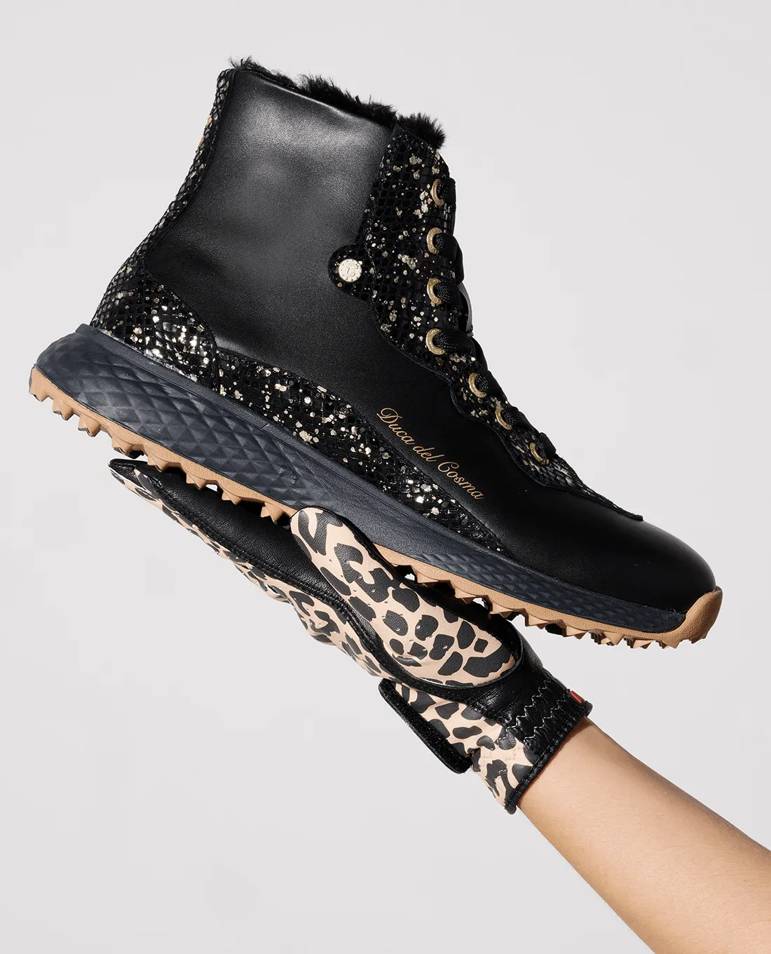 DUCA DEL COSMA Sonesta Waterproof Golf Boot Black