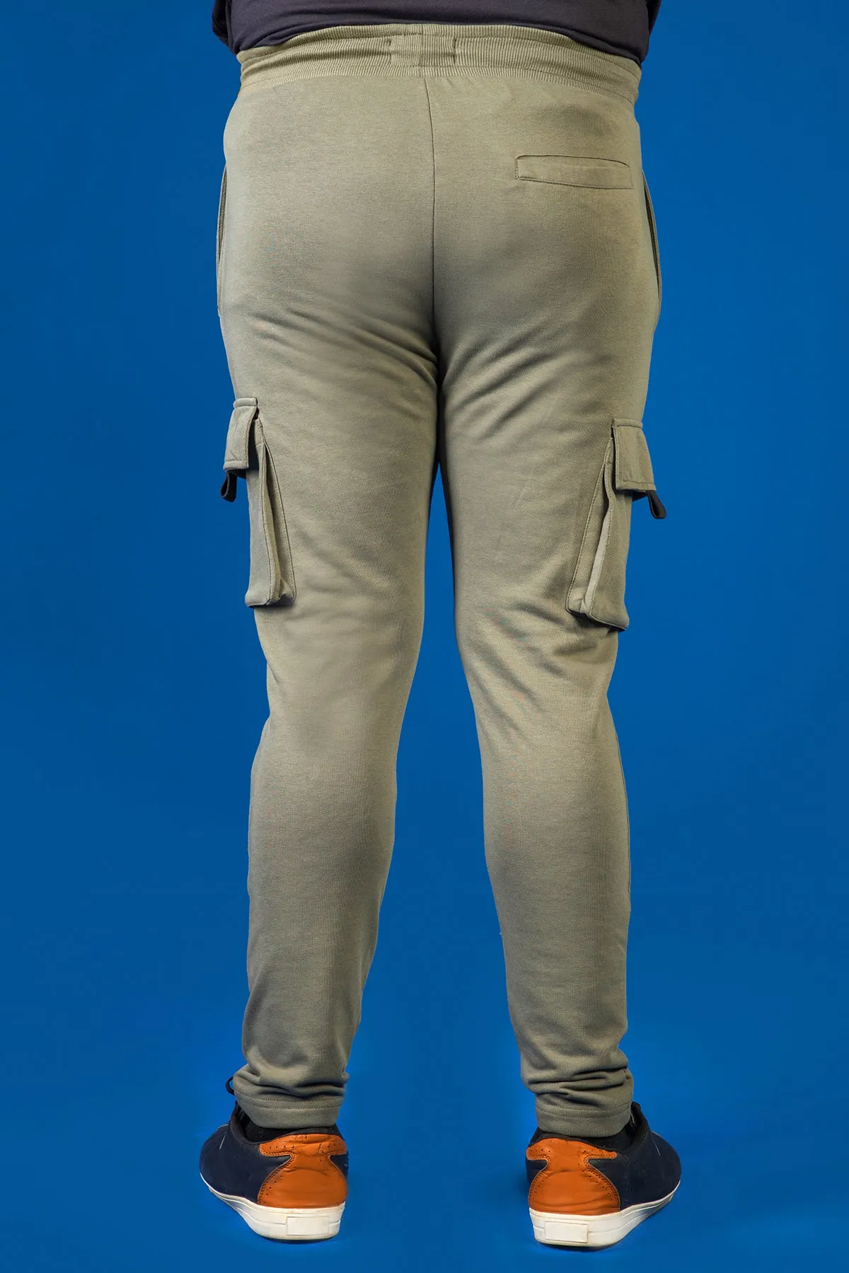 Dusty Olive Ultimate Heroism Printed Trouser (Plus Size) - W23 - MTR092P