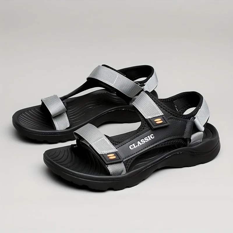 Duurzame herensandalen voor trekking - Open teen, antislip & comfortabel