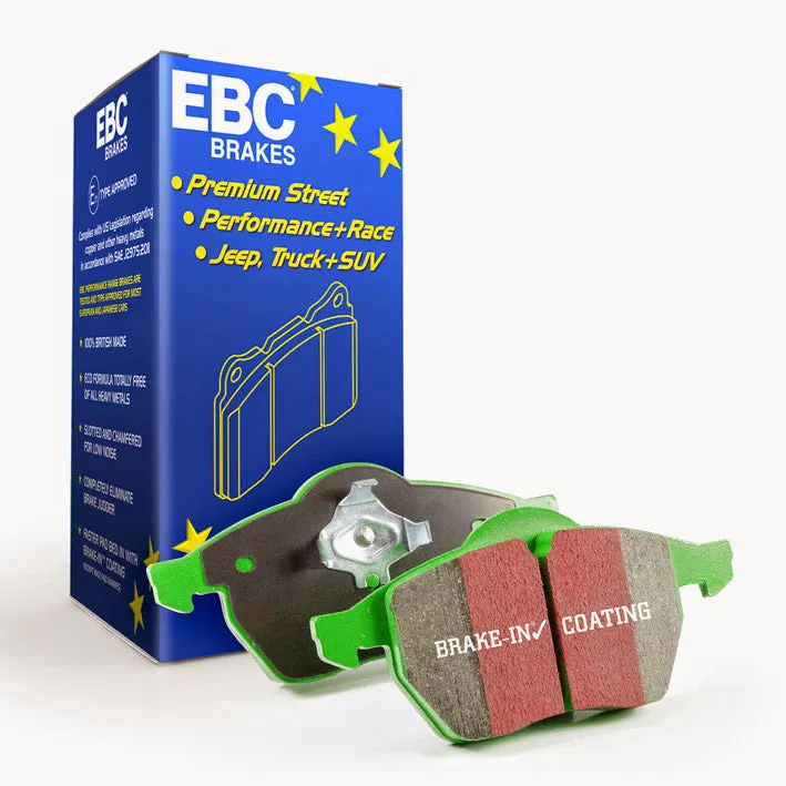 EBC Brakes DP61241 6000 Series Greenstuff Truck/SUV Brakes Disc Pads; FMSI Pad No. D149;