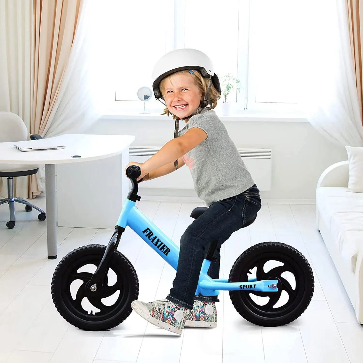 Entiq The Balance Learning Bicycle | Bike for Kids, Ages 1.5 to 5 Years (Blue)
