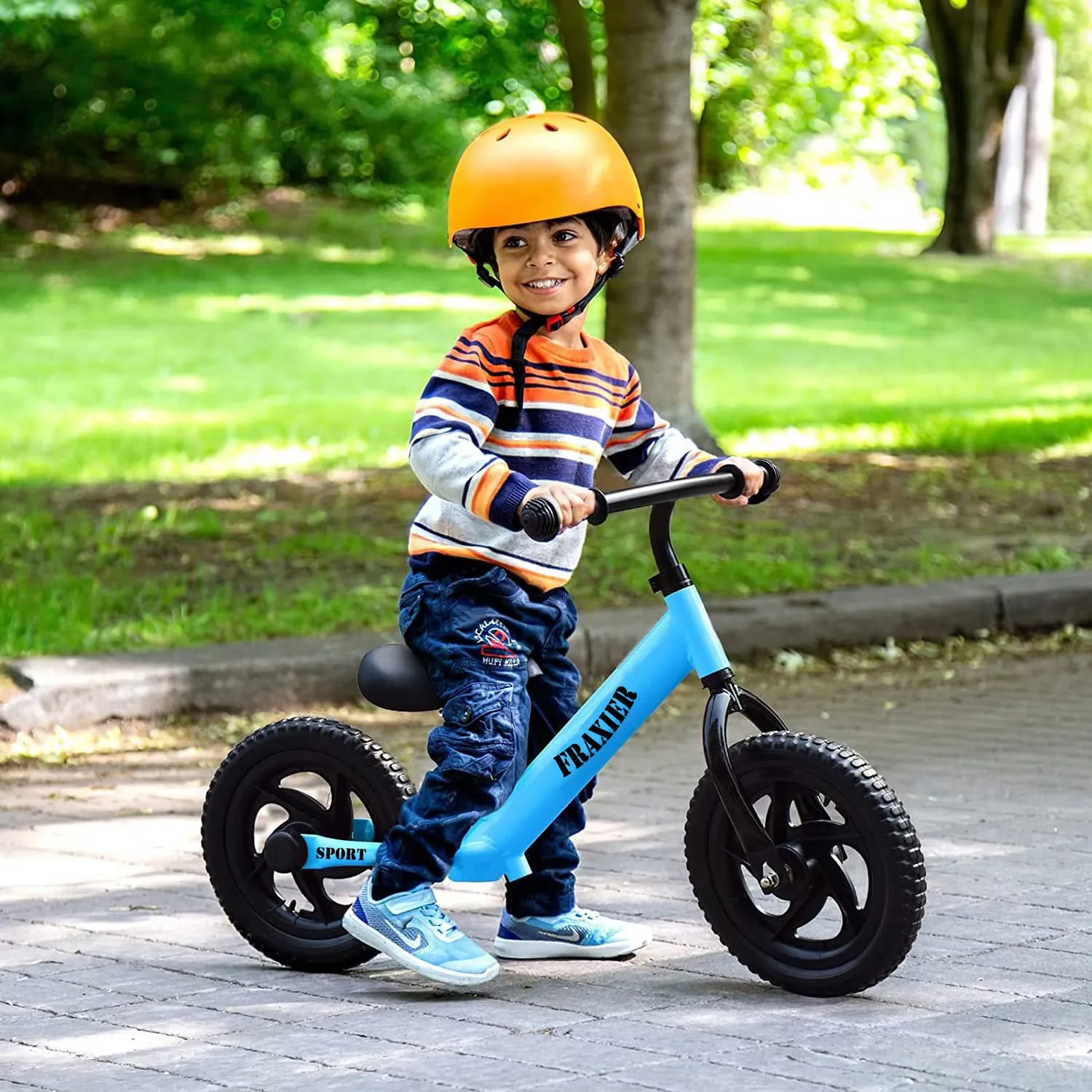 Entiq The Balance Learning Bicycle | Bike for Kids, Ages 1.5 to 5 Years (Blue)