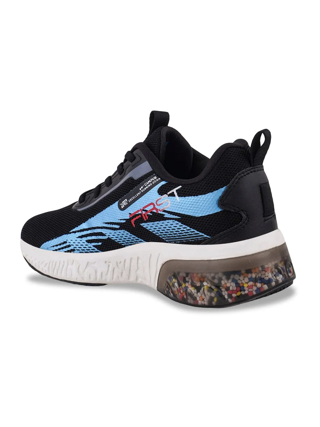 FIRST-CHILD Black Child Running Shoes