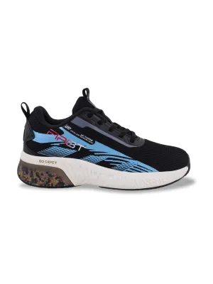 FIRST-CHILD Black Child Running Shoes