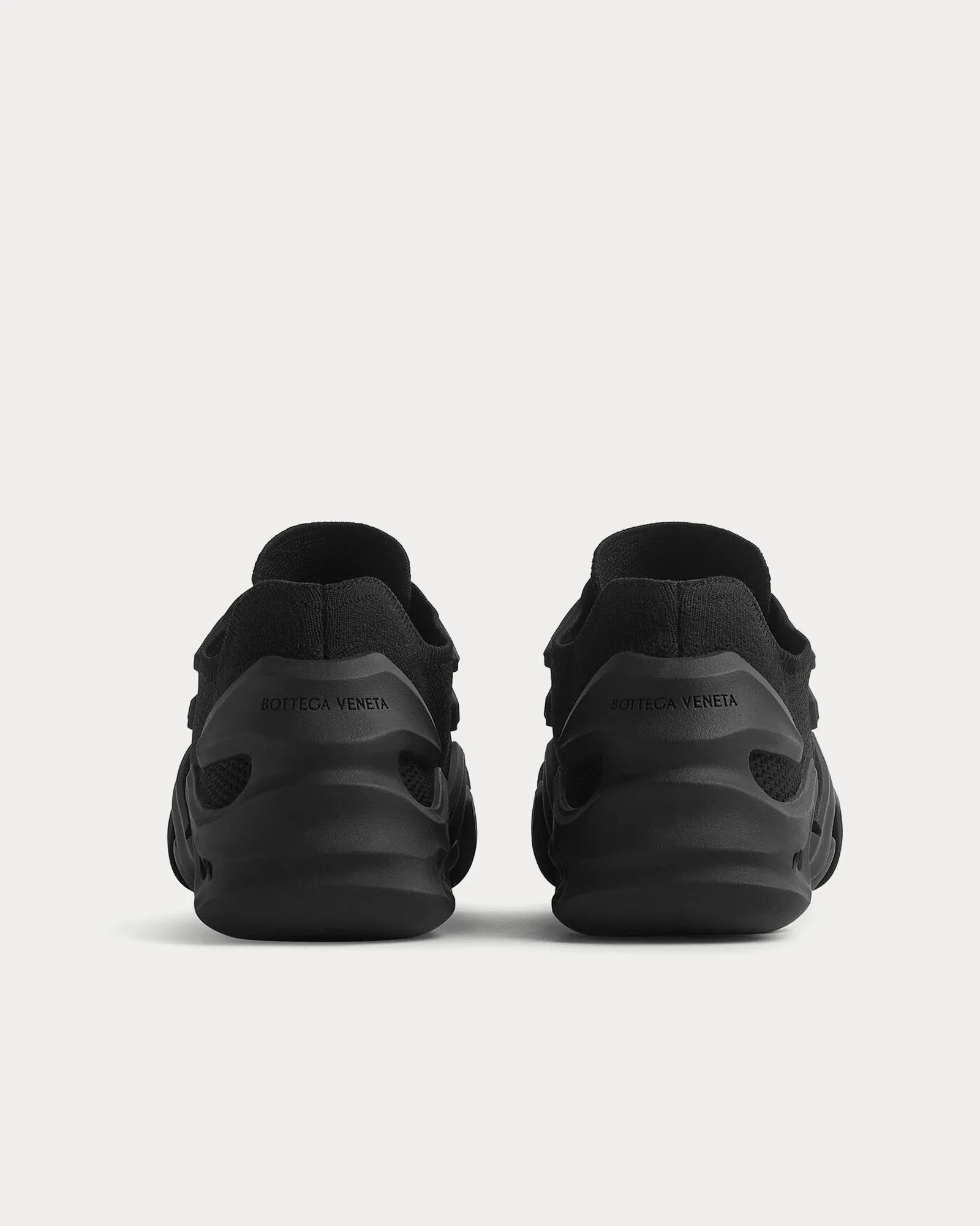 Flex Technical Knit Black Low Top Sneakers