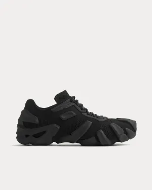 Flex Technical Knit Black Low Top Sneakers
