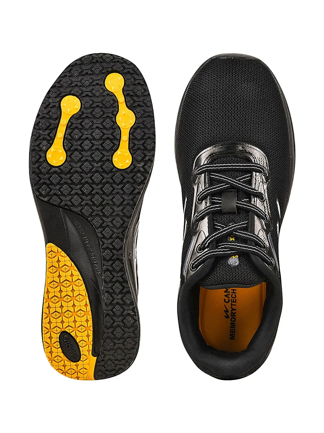 FLOW PRO Black Men's Running Shoes