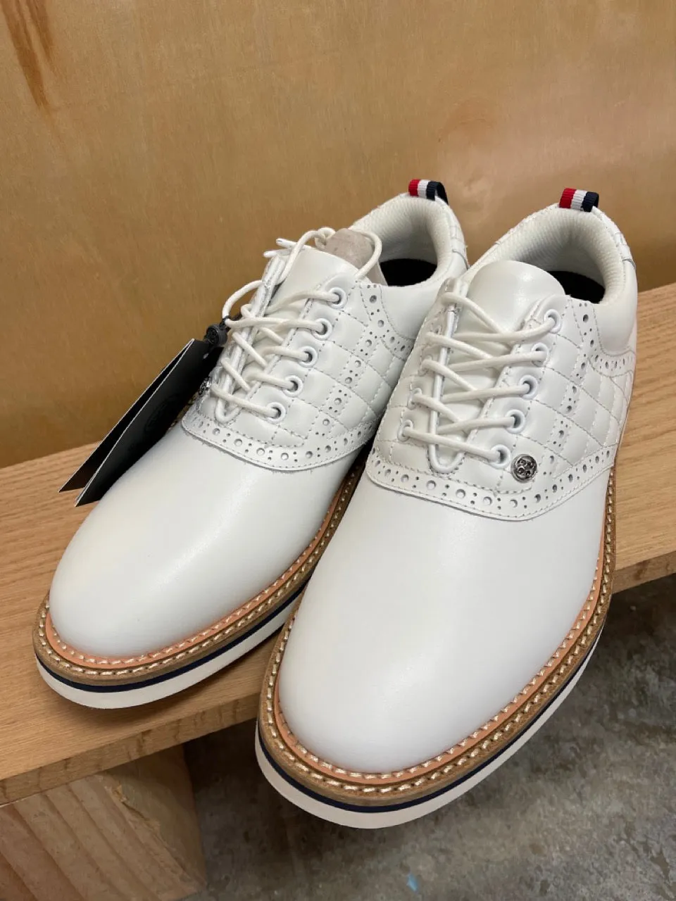 Gfore mens Quilted Saddle Gallivanter golf shoes G4MS22EF03