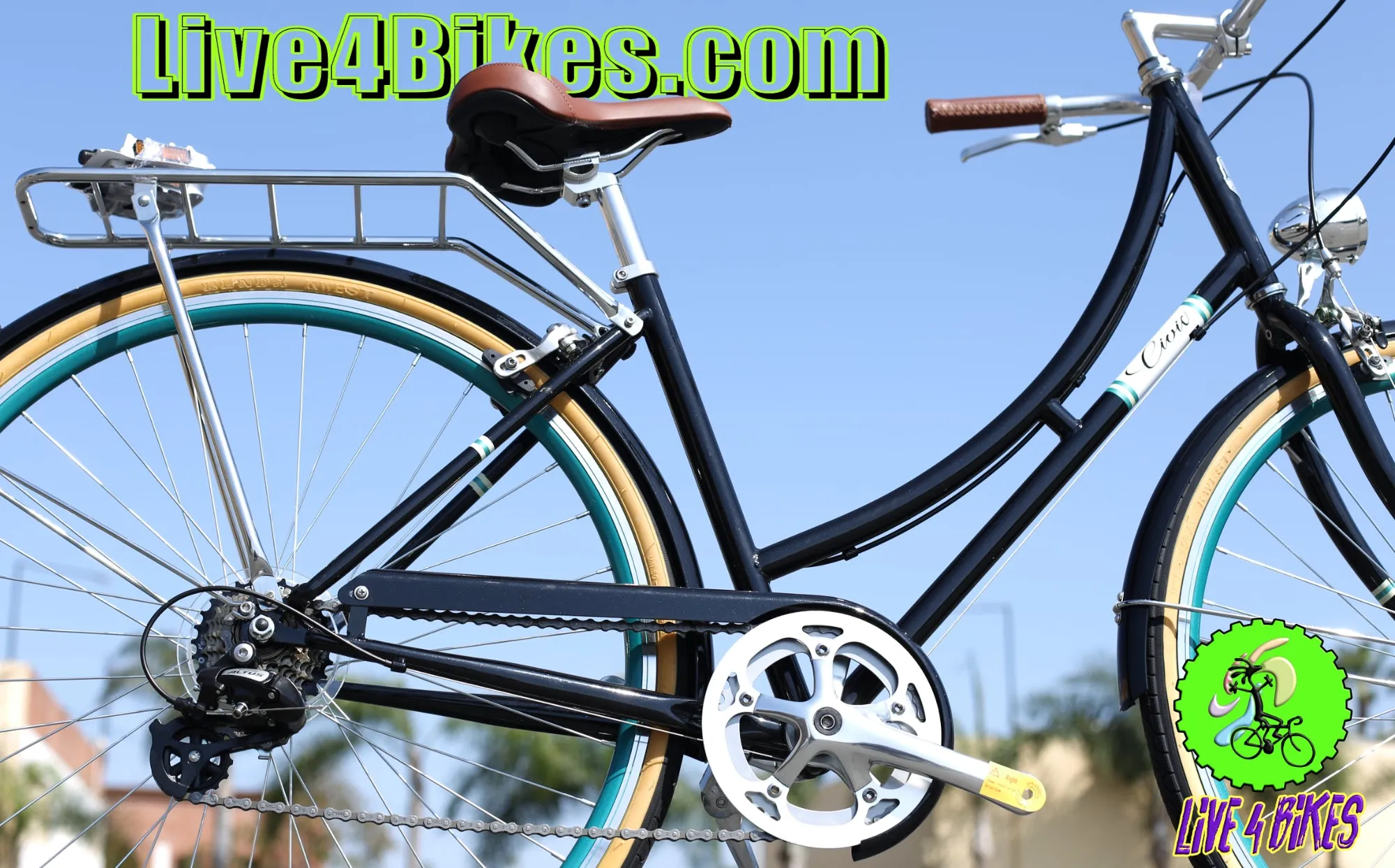 Golden Cycles Civic 7spd City Bike Step Through Frame   -Live4Bikes