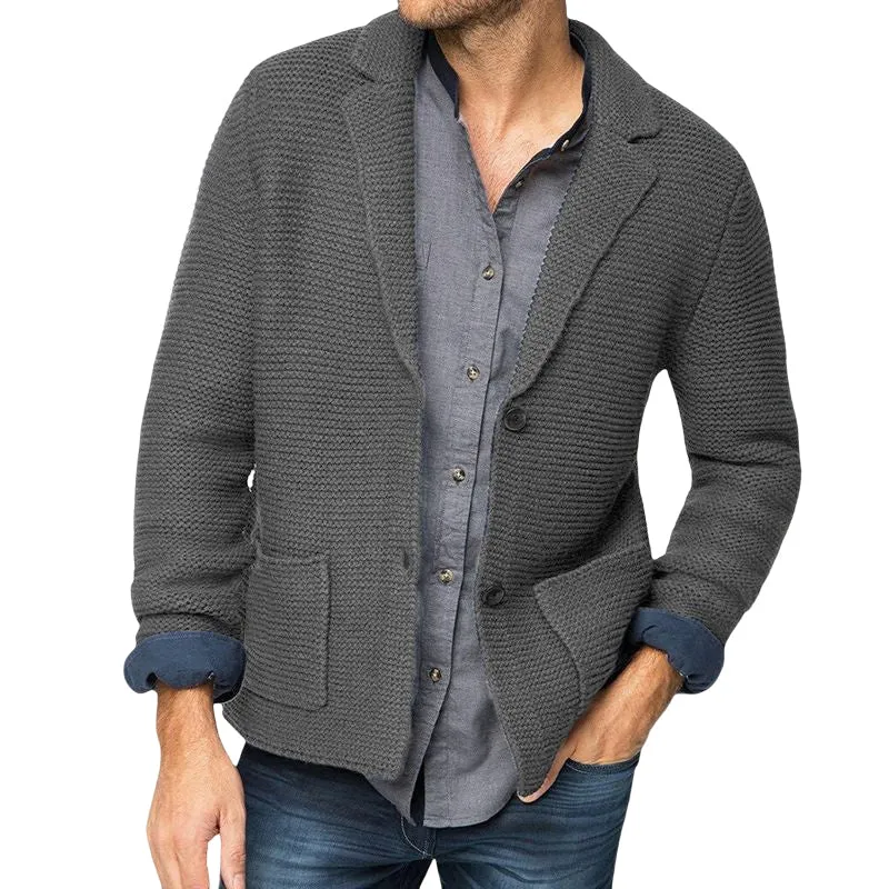 Lapel Knit Jacket