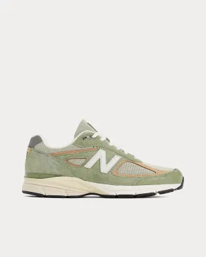 Made in USA 990v4 Olive / Incense Low Top Sneakers