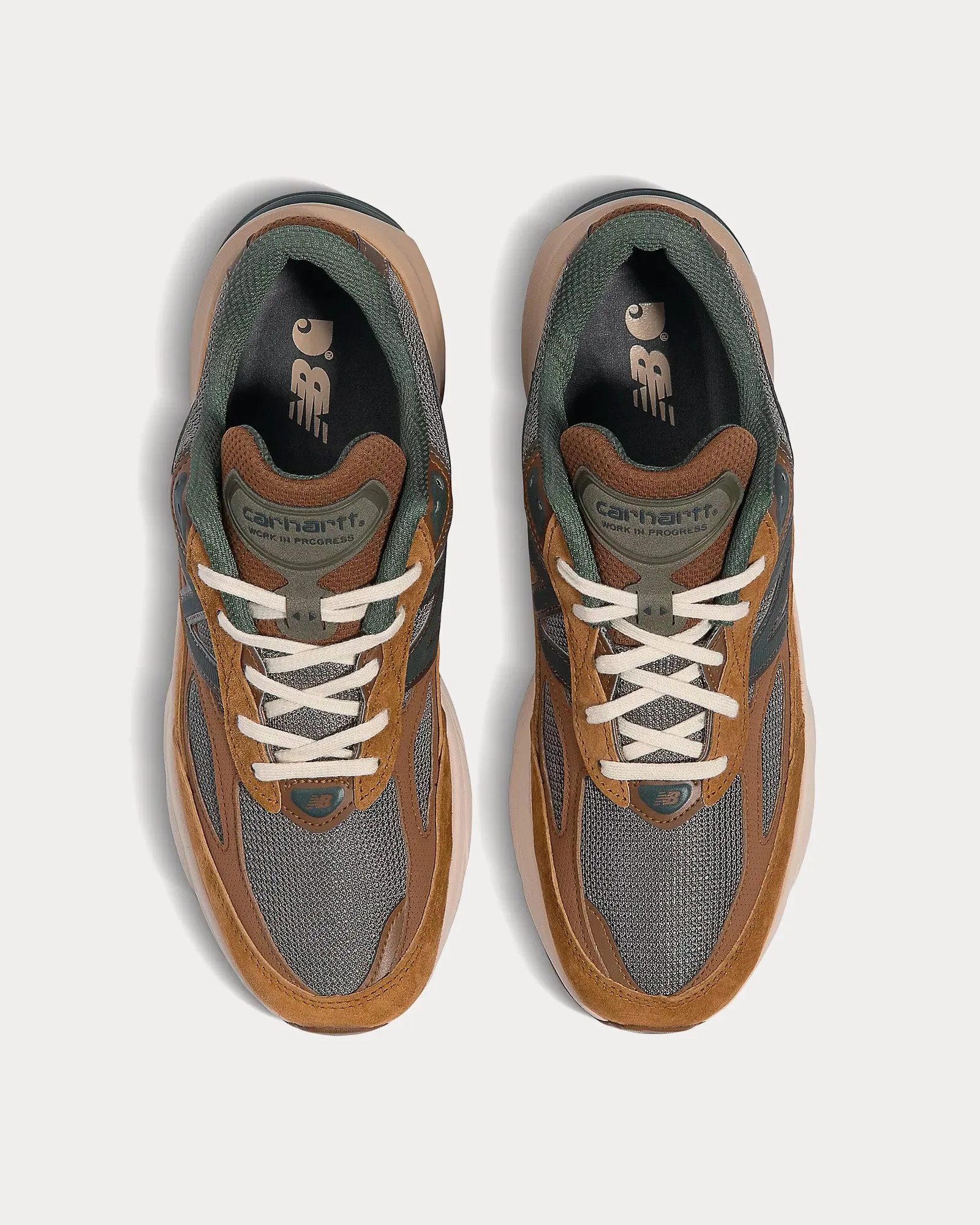 Made in USA 990v6 Workwear / Sea Salt Low Top Sneakers