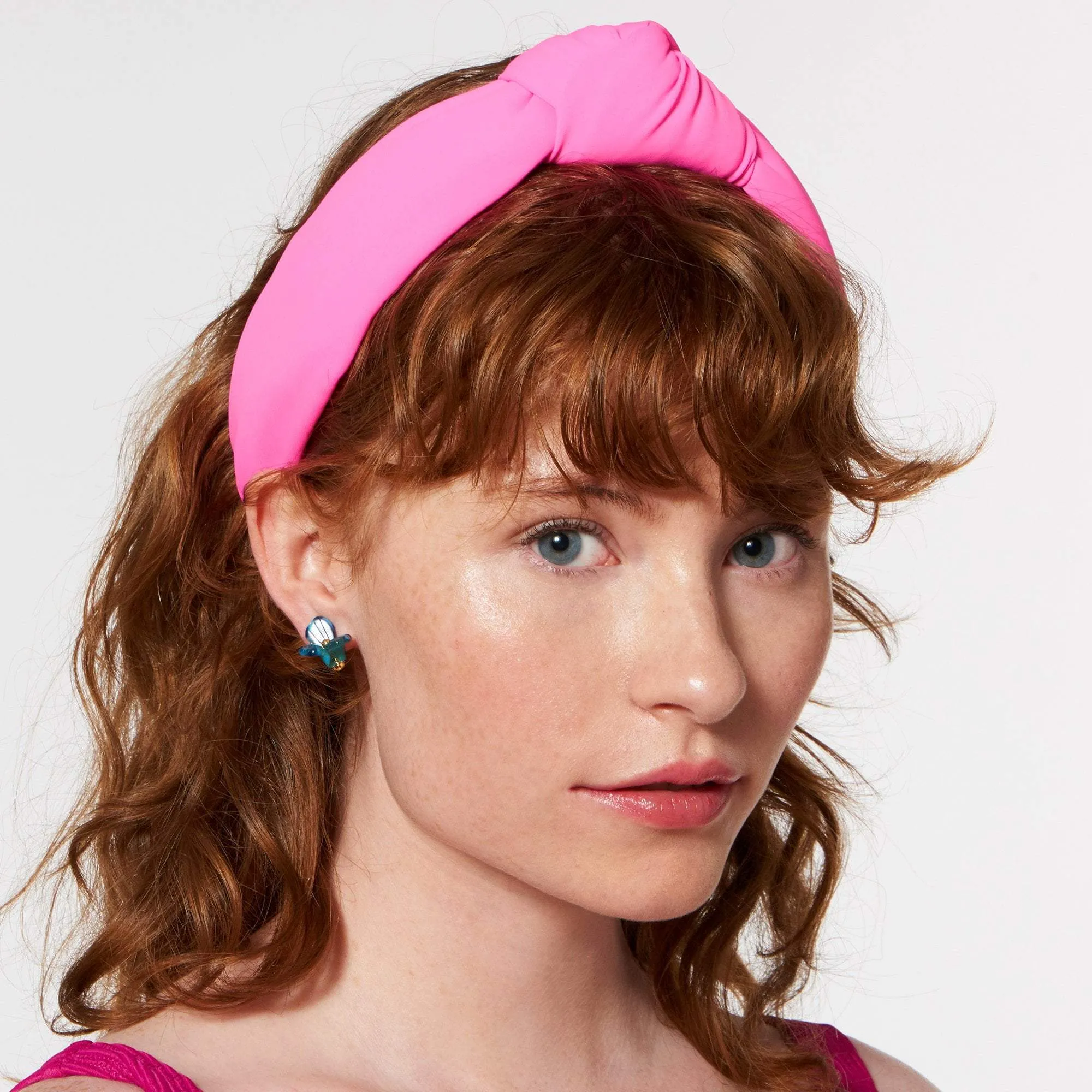 MAGENTA NEOPRENE HEADBAND