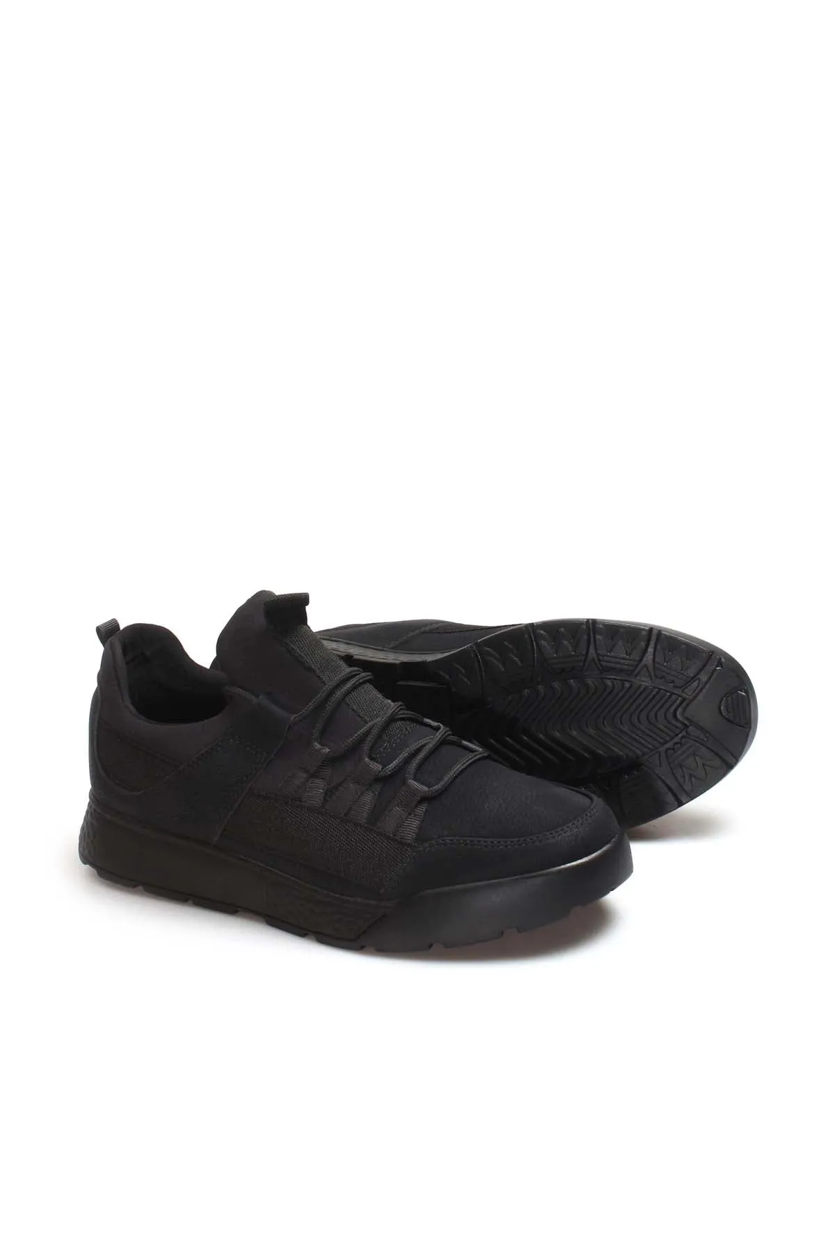 Men's Black Casual Running Shoes - Wessi